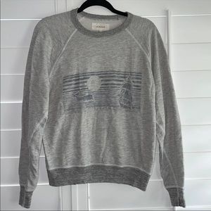 The Great Rare Distressed College Whale Boat Sweatshirt